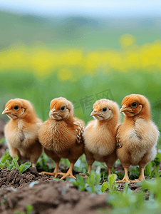 家禽养殖棕色母鸡
