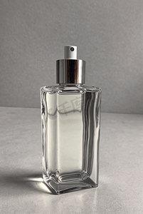 透明玻璃香水瓶子摄影配图0