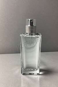透明玻璃香水瓶子摄影图片2