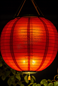 春节红色传统灯笼摄影照片