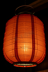 春节红色传统灯笼摄影图片