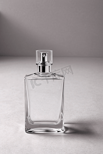 透明玻璃香水瓶子摄影配图9