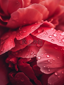 好看的大气的背景图片_红色美丽花瓣上带露珠的背景图3