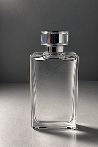 透明玻璃香水瓶子摄影配图3