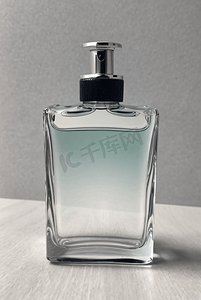 透明玻璃香水瓶子摄影图片6