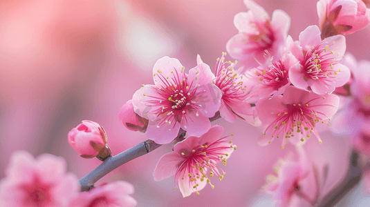 春天盛开的美丽桃花8