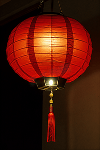 春节红色传统灯笼摄影配图8