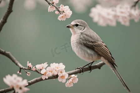 春日站在树枝上的小鸟摄影图9