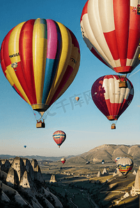 多卡摄影照片_土耳其旅行热气球摄影图3
