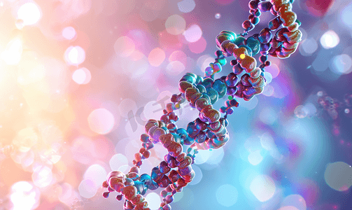 DNA染色体基因螺旋形生物科学