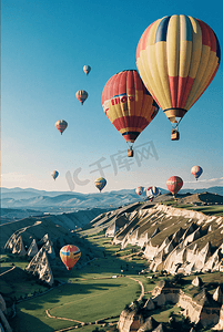 多卡摄影照片_土耳其旅行热气球摄影图9