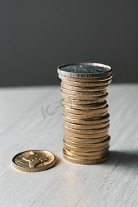 金融硬币理财摄影图2
