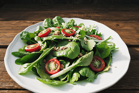 绿色健康低脂沙拉摄影图片9