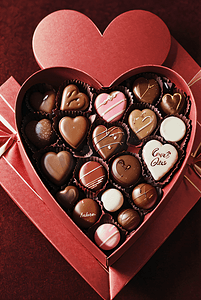 巧克力情人节礼盒摄影图4