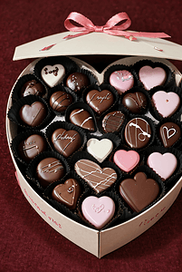 巧克力情人节礼盒摄影图片5