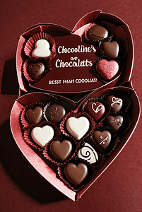 巧克力情人节礼盒摄影配图8