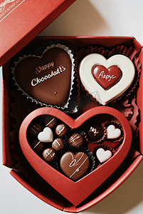 巧克力情人节礼盒摄影配图7