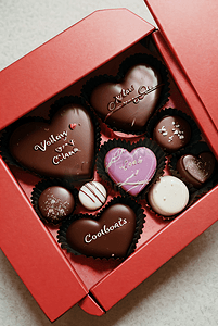 巧克力情人节礼盒摄影配图4