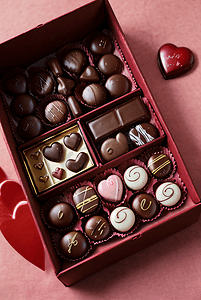 情人节巧克力礼物盒摄影图7