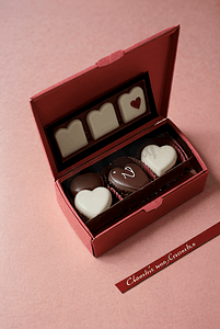 情人节巧克力礼物盒摄影图