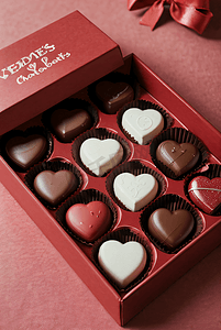 巧克力情人节礼盒摄影配图6