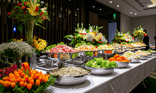 酒店宴会自助餐