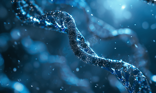 染色体摄影照片_DNA染色体基因螺旋形生物科学