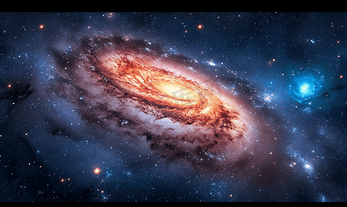 星光蔓延的宇宙摄影照片_宇宙星空深太空星系