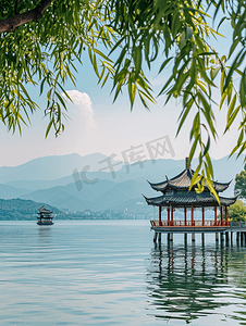 中国的西湖风景