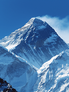 风景摄影照片_自然风景喜马拉雅山珠穆朗玛峰地区