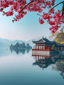 中国的西湖风景