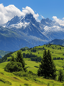 阿尔卑斯山风景