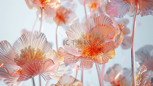 透明背景图片_高清漂亮美丽琉璃花朵的背景图10