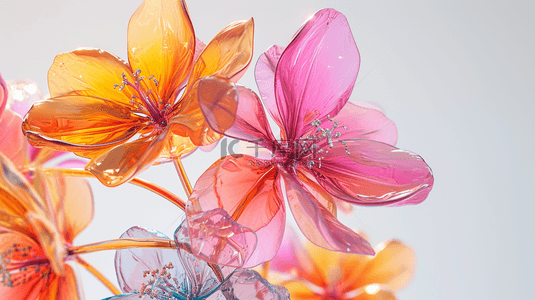 高清漂亮美丽琉璃花朵的背景图8