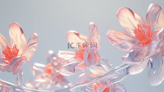 高清漂亮美丽琉璃花朵的背景图4