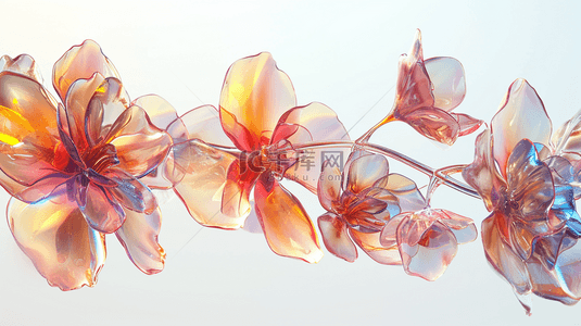 高清漂亮美丽琉璃花朵的背景图2