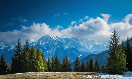 阿尔卑斯山风景