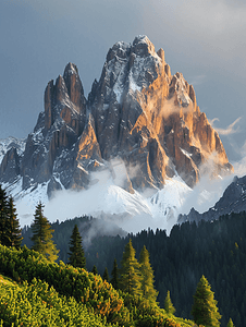 阿尔卑斯山风景