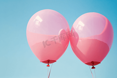 情人节浪漫爱心气球摄影图3