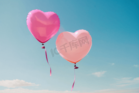 情人节爱心气球摄影配图7