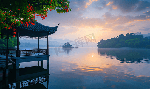 中国的西湖风景