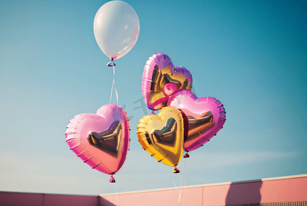 情人节告白气球摄像图3高清图片