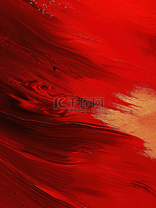 优雅红色背景图片_红色和金色的抽象画壁纸素材