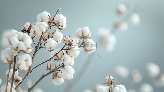 新疆棉花n背景图片_棉布织物上的棉花设计图