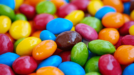 年货彩色糖豆巧克力豆5