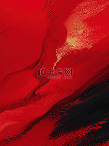 优雅红色背景图片_红色和金色的抽象画壁纸图片