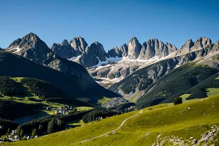 阿尔卑斯山脉风景摄影照片2
