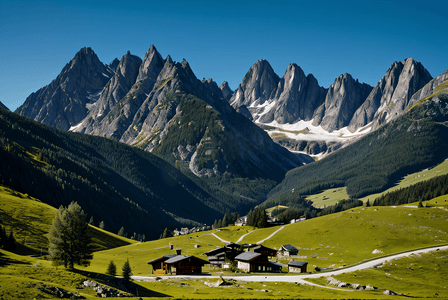阿尔卑斯山脉风景摄影图片7
