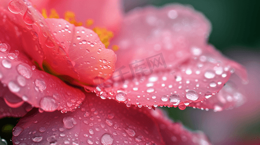 鲜花露珠雨水特写摄影10春天