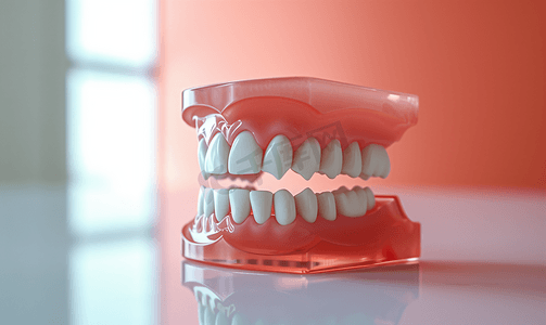 晶瓷画图片摄影照片_口腔牙齿健康